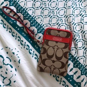 Coach wrist wallet